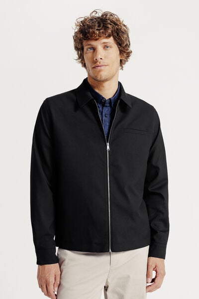 Jasje hemdskraag met rits