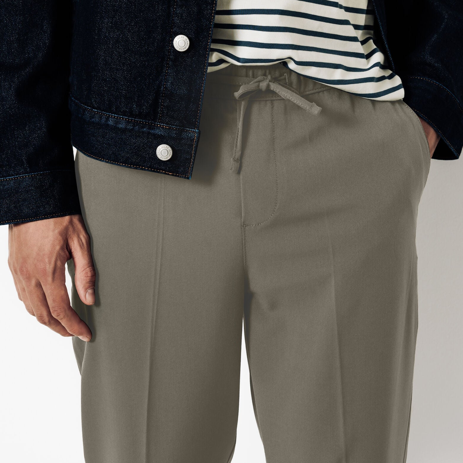 Pantalon relax uni