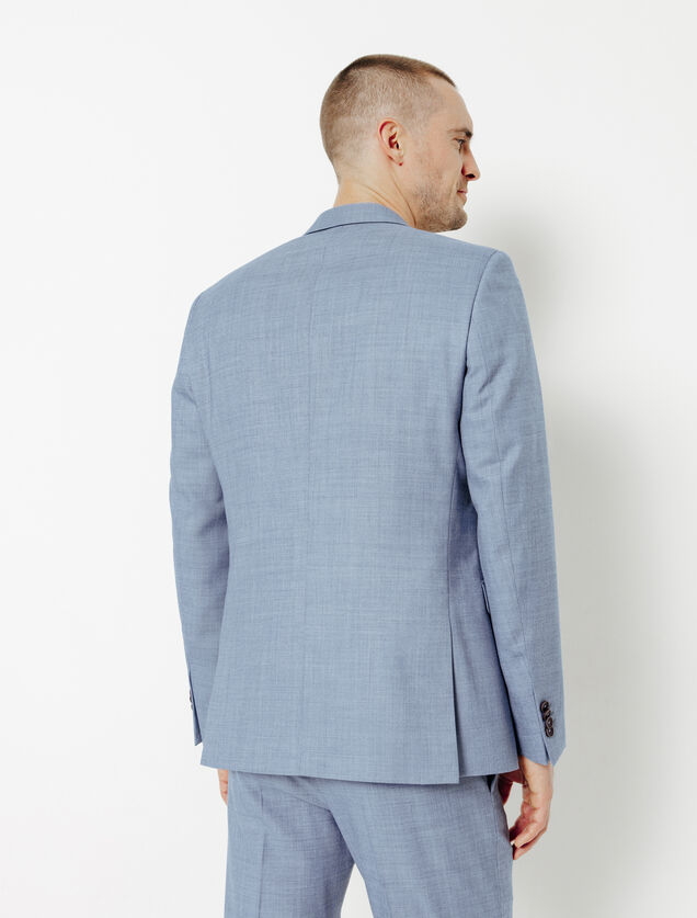 Veste de costume slim bi-ton