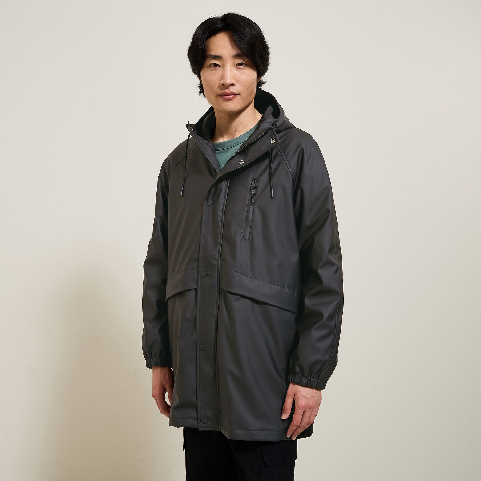 Parka longue &agrave; capuche