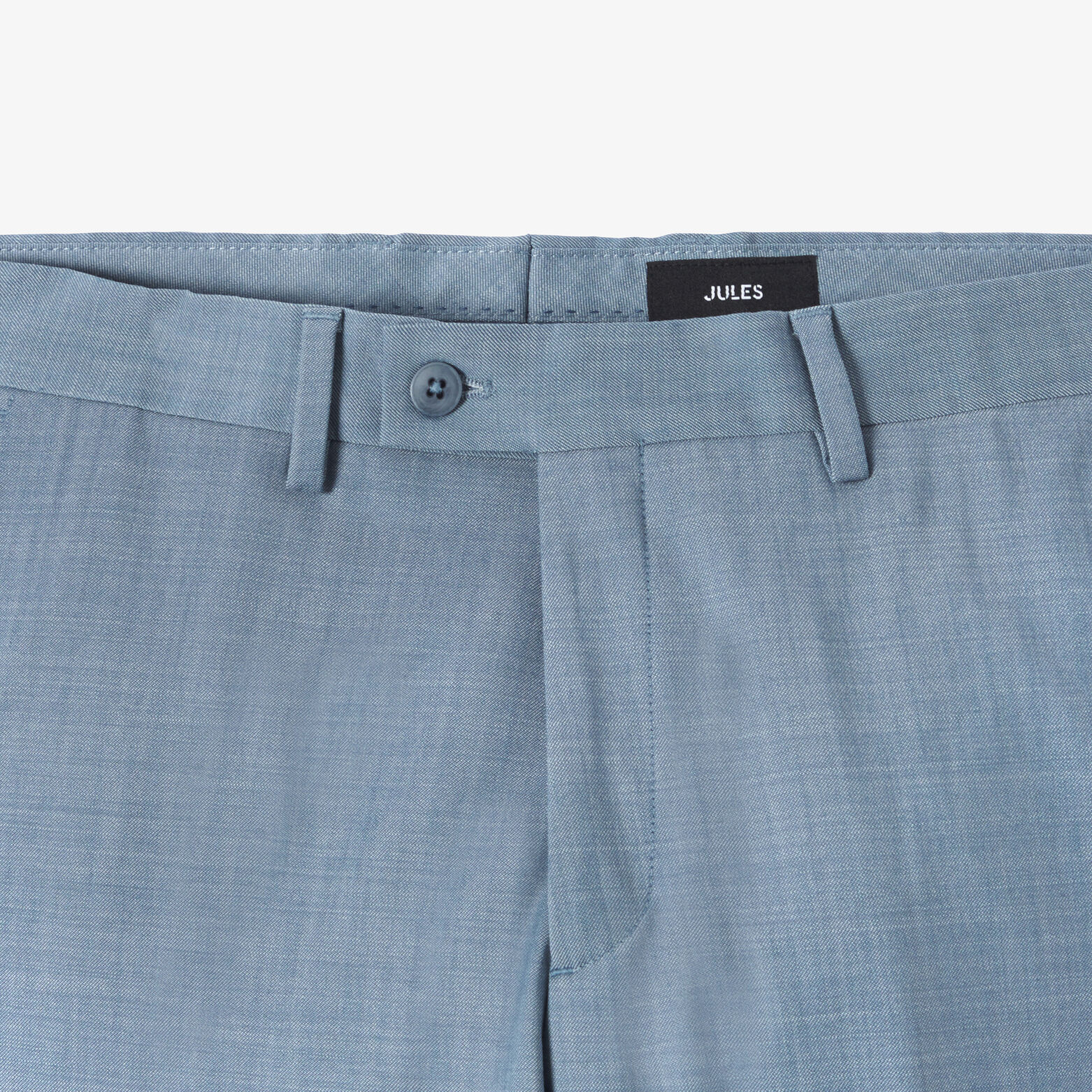 Slim fit kostuumbroek in bi-stretch