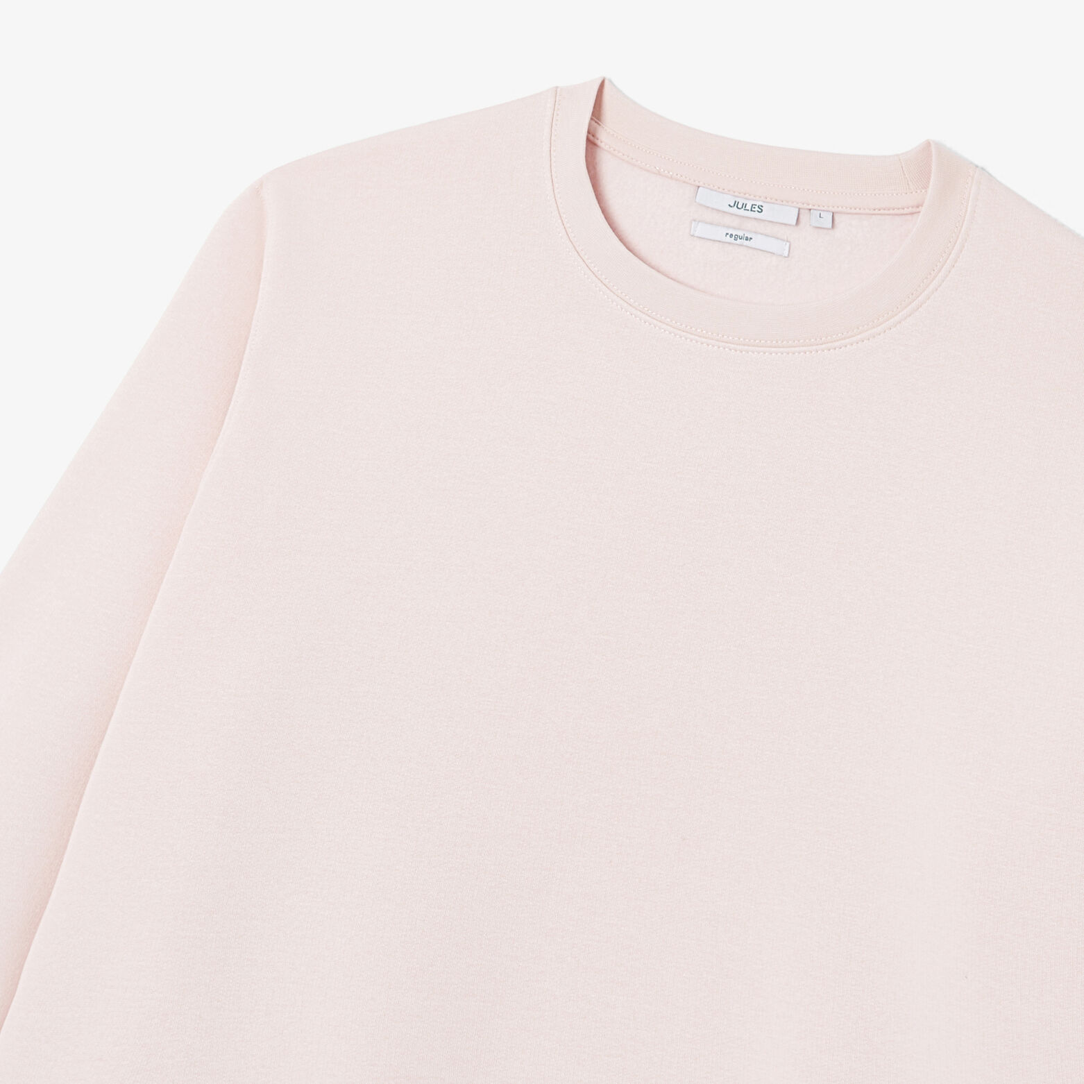 Effen sweater met ronde hals