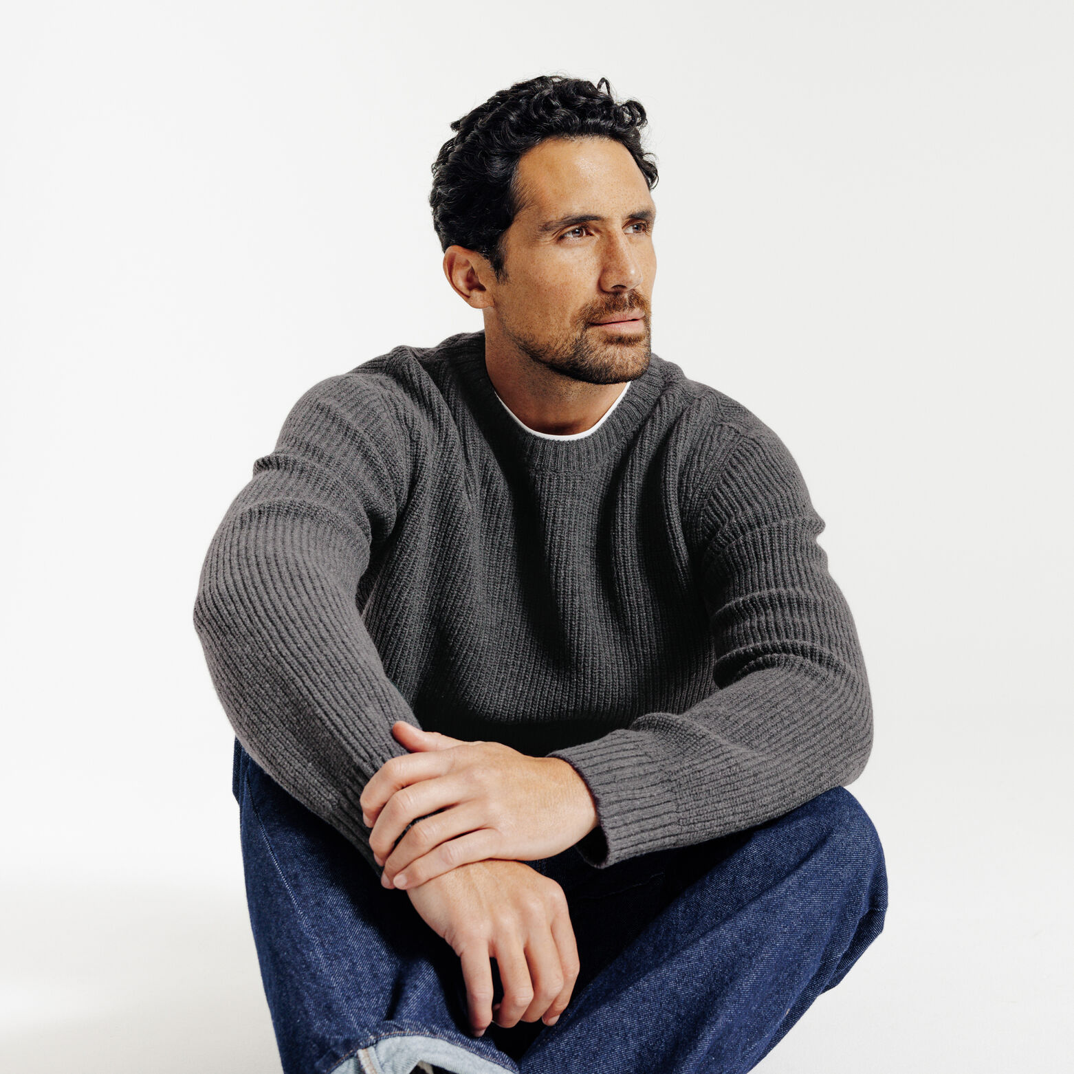 Pull mérinos cachemire Made in France