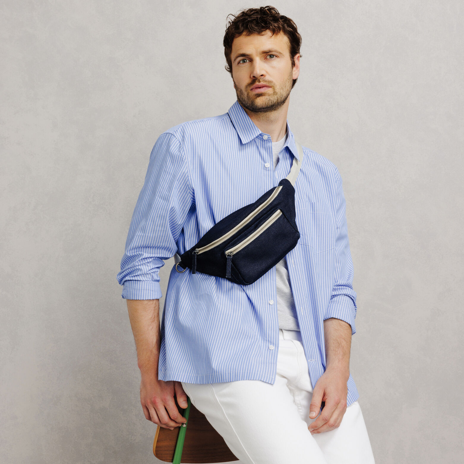 Sac banane en jean