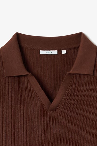 Polo manches courtes col resort