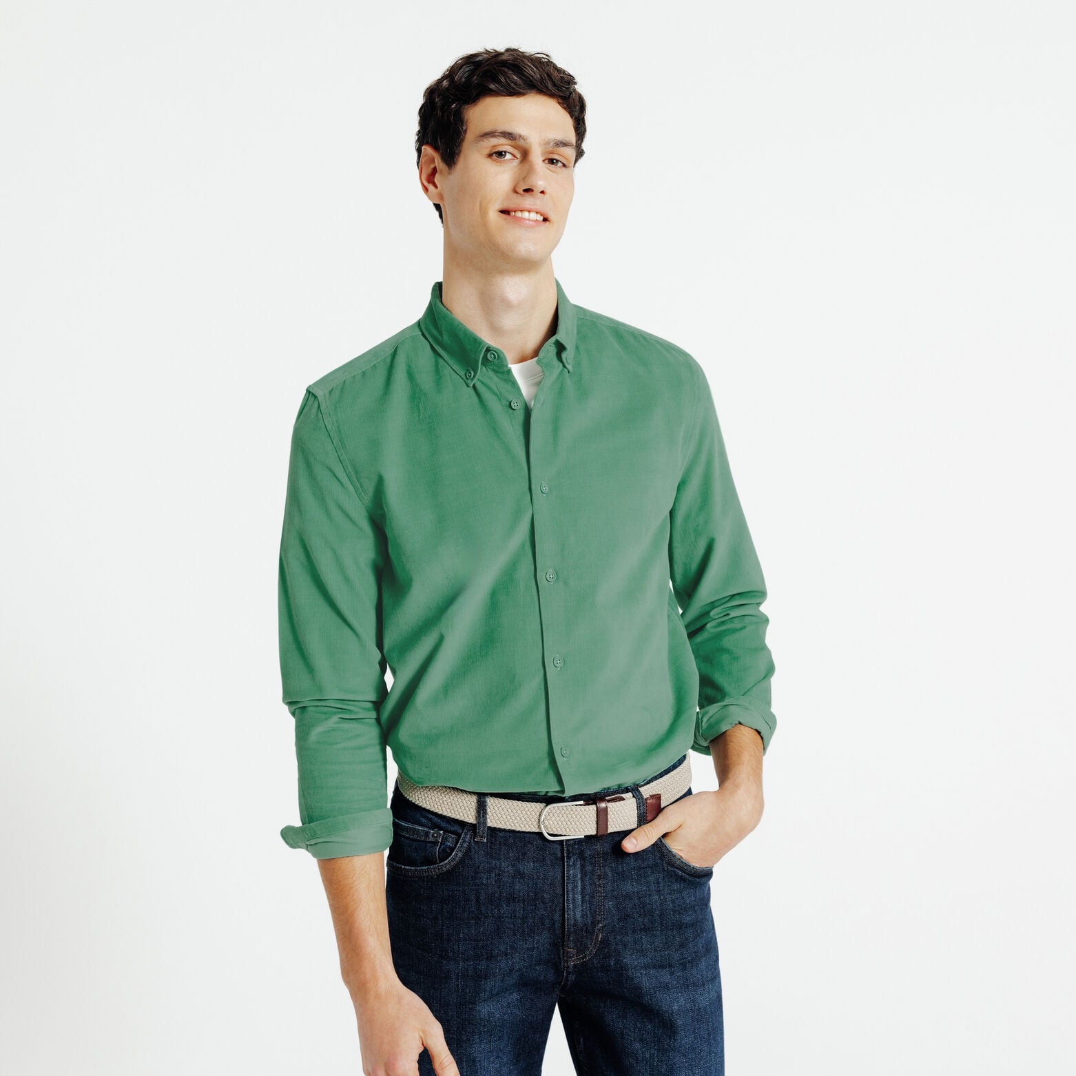 Chemise en velours regular