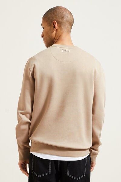 Sweater met ronde hals en print