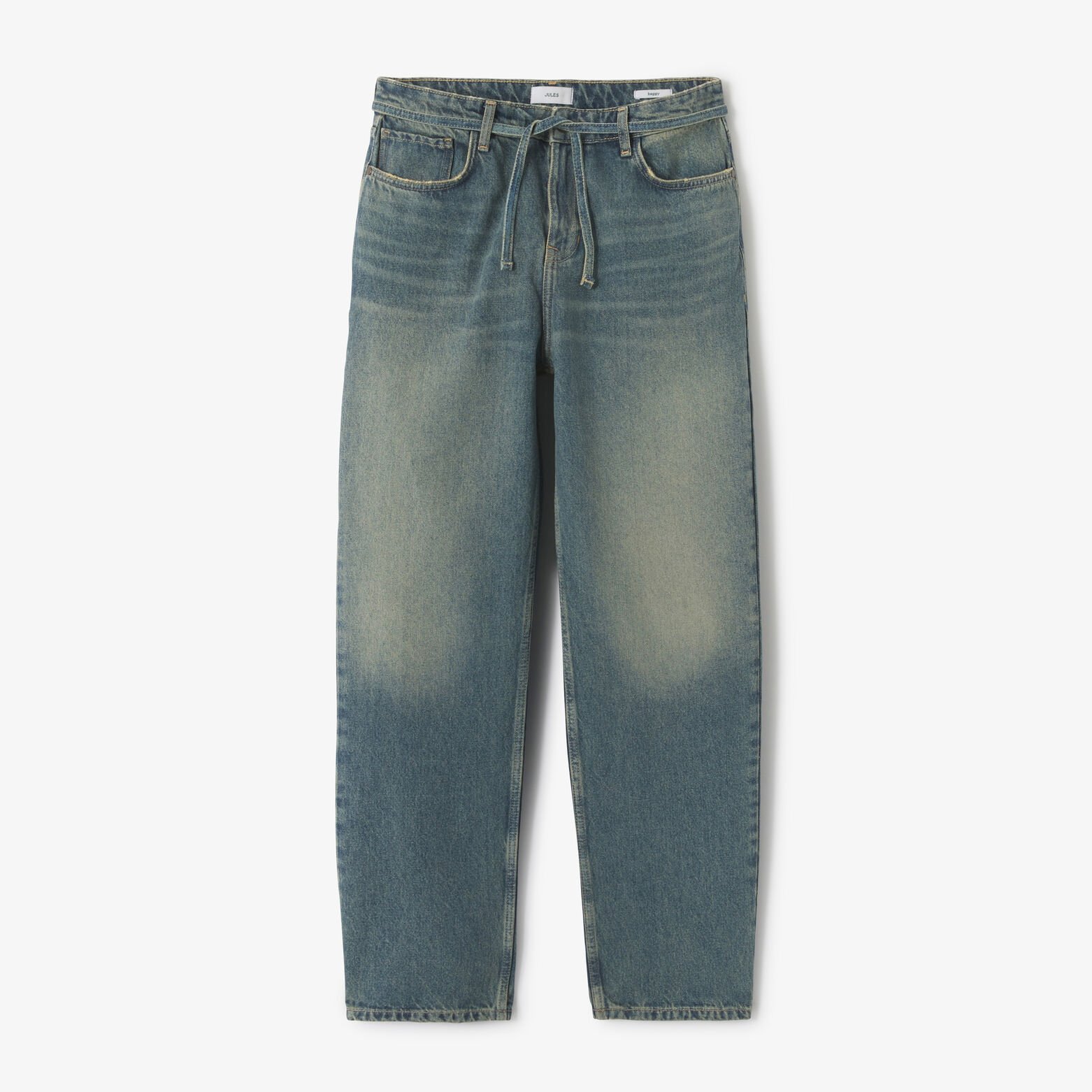 Jean baggy avec ceinture