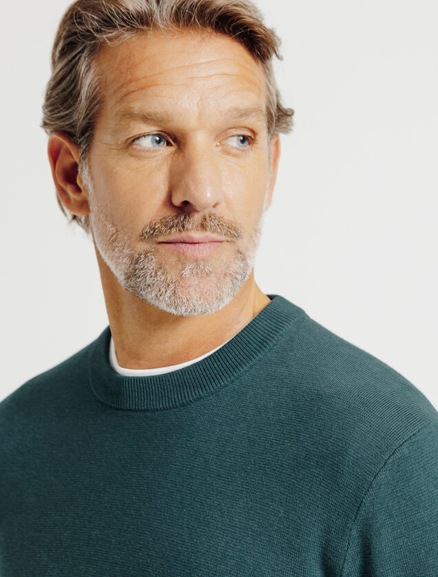 "Le Parfait by JULES" trui met ronde hals