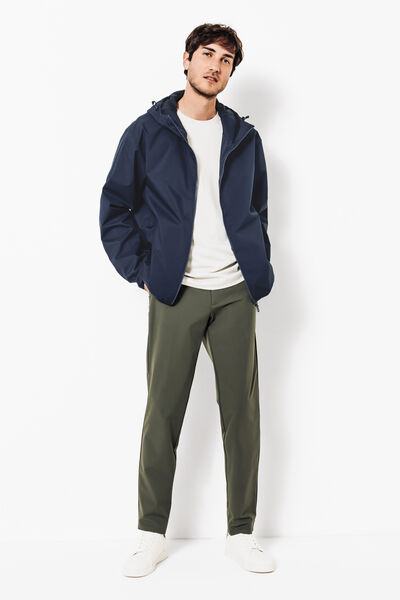 Blouson coupe-vent &agrave; capuche