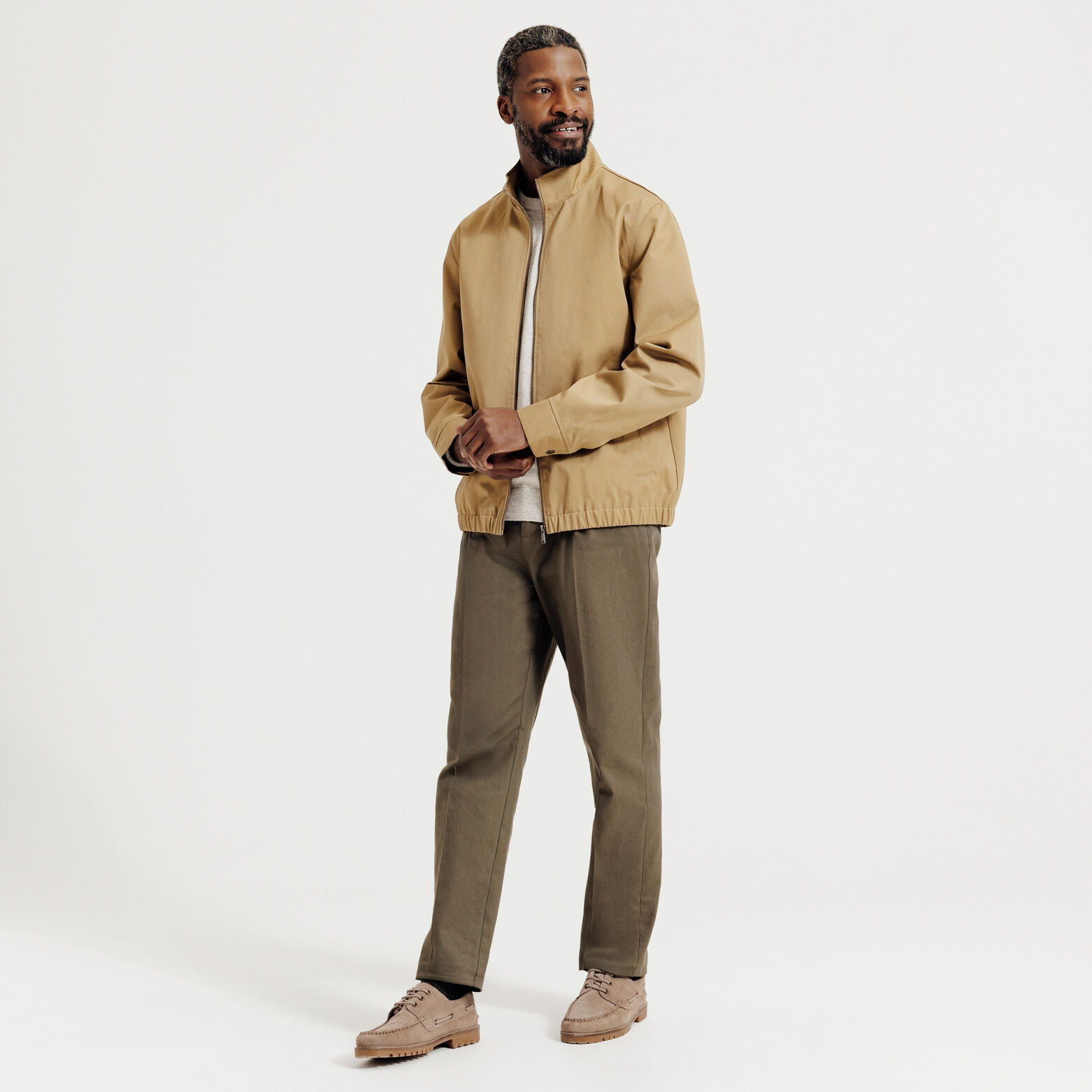 Jack, opstaande kraag met rits