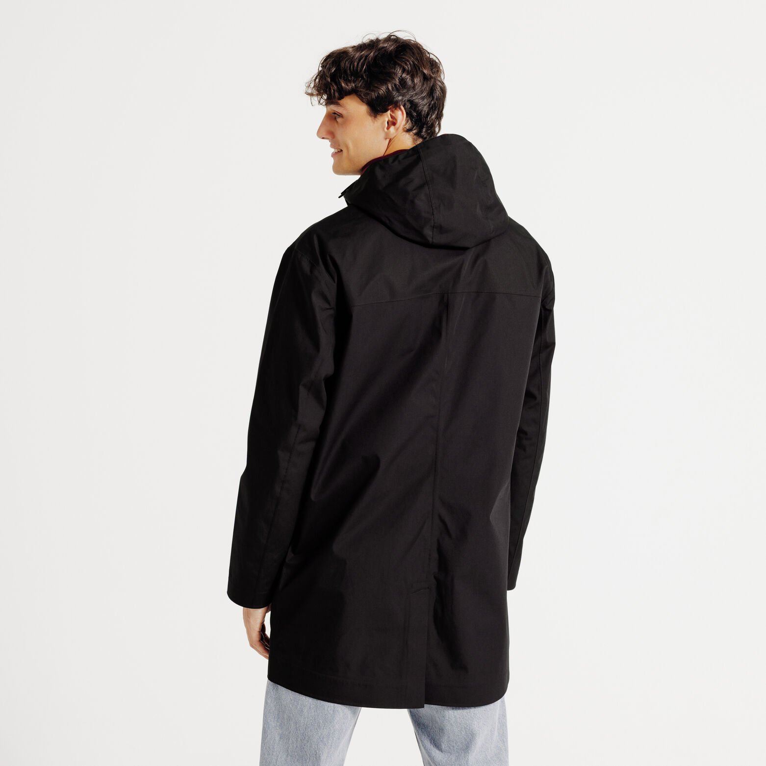 Parka longue waterproof à capuche