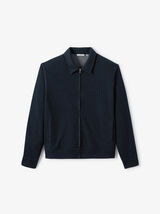 Veste zipp&eacute;e ray&eacute;e