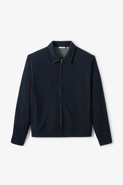 Veste zipp&eacute;e ray&eacute;e