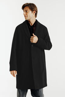 Manteau hiver long col tailleur