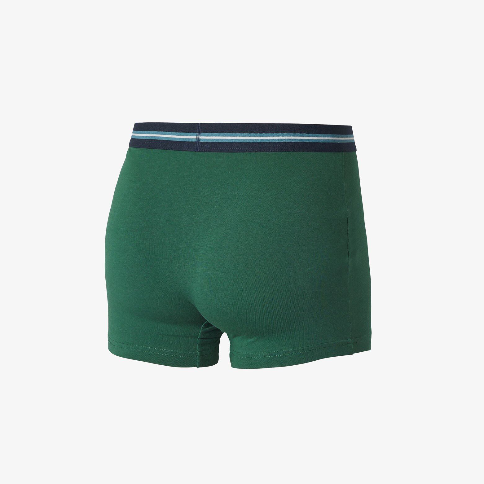 Boxer en coton avec ceinture ray&eacute;e