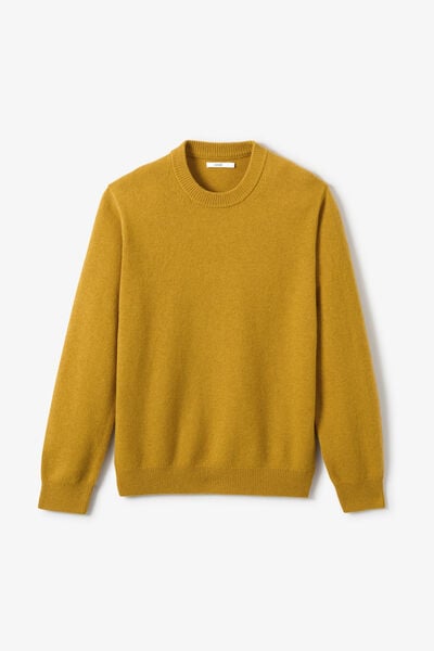 Trui met ronde hals en merino