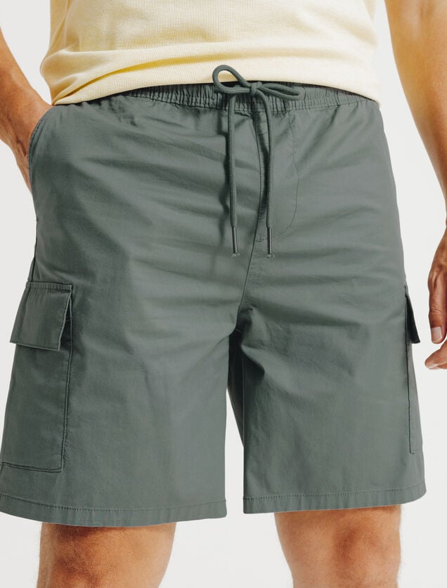 Bermuda cargo mati&egrave;re technique