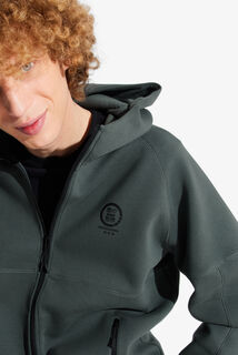 Sweat zippé à capuche