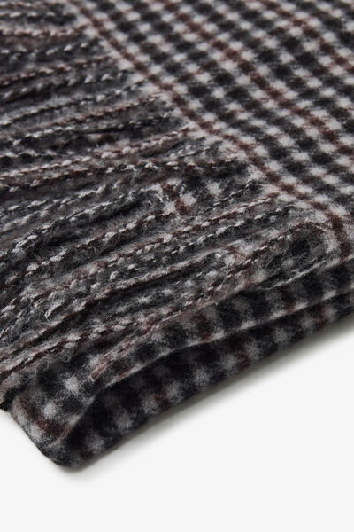 Echarpe à carreaux touché doux