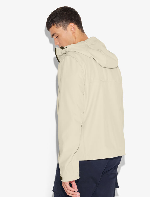 Softshell jack met kap