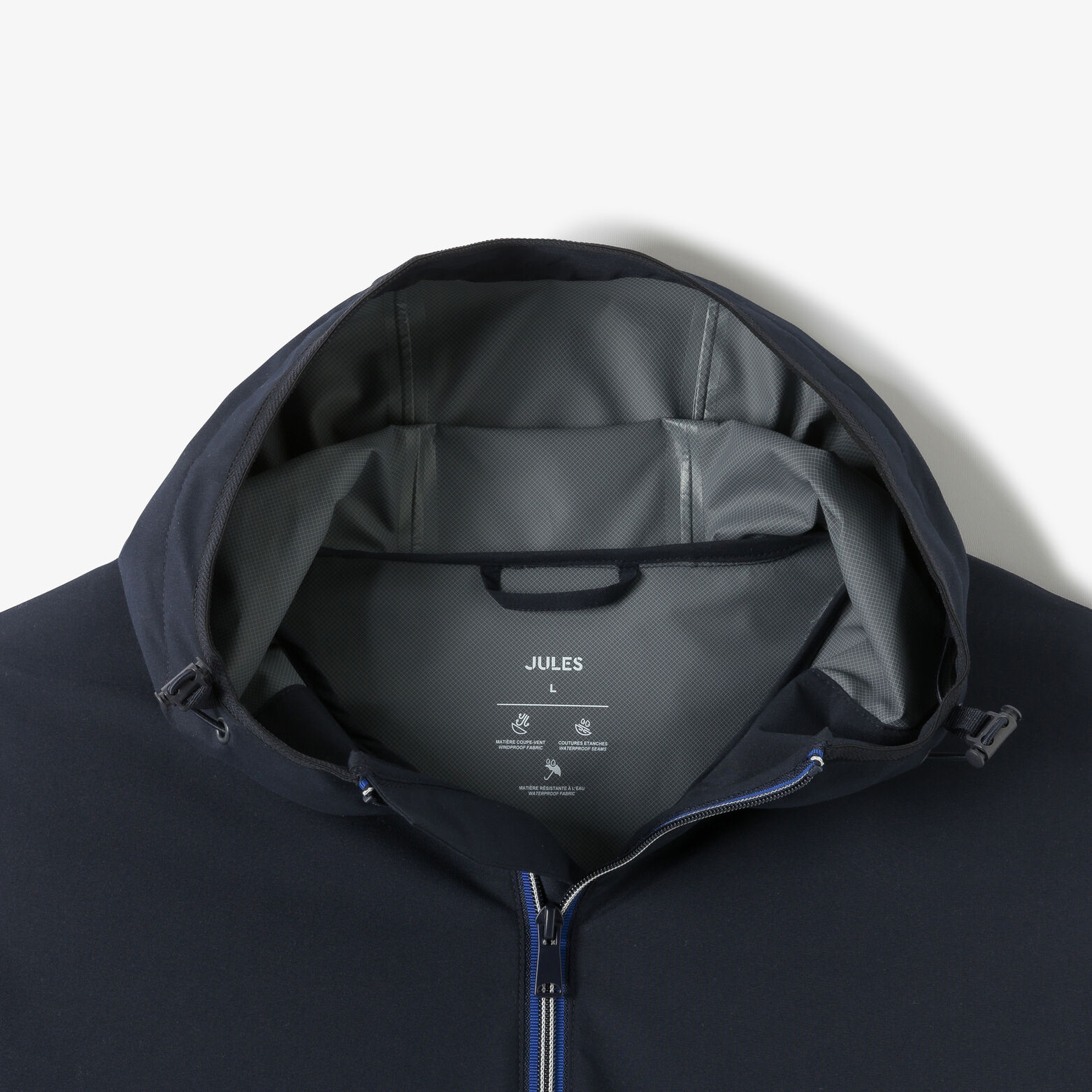 Blouson coupe-vent &agrave; capuche