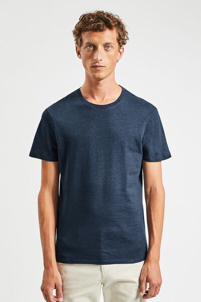 Tee shirt en coton lin