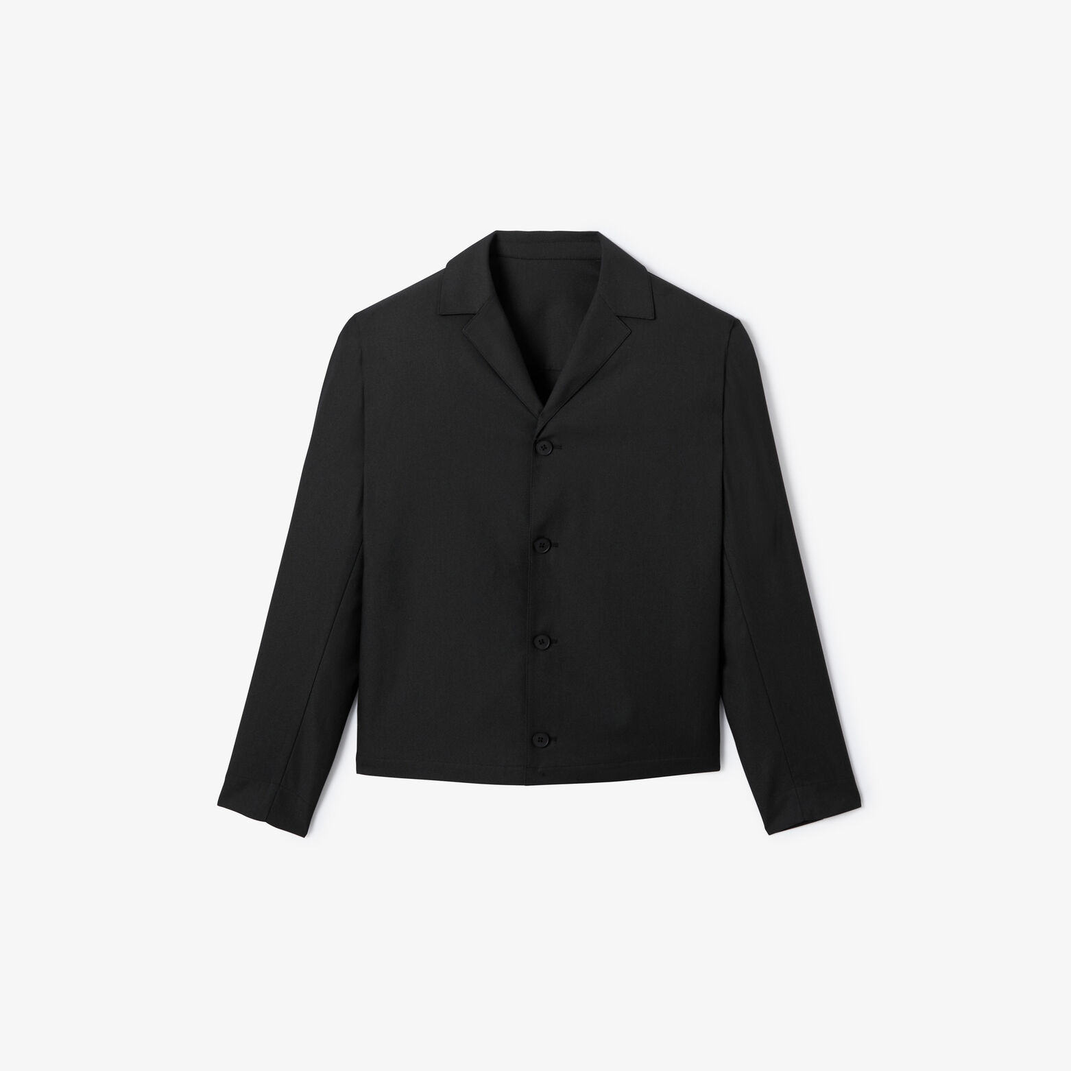 Veste boutonn&eacute;e col requin