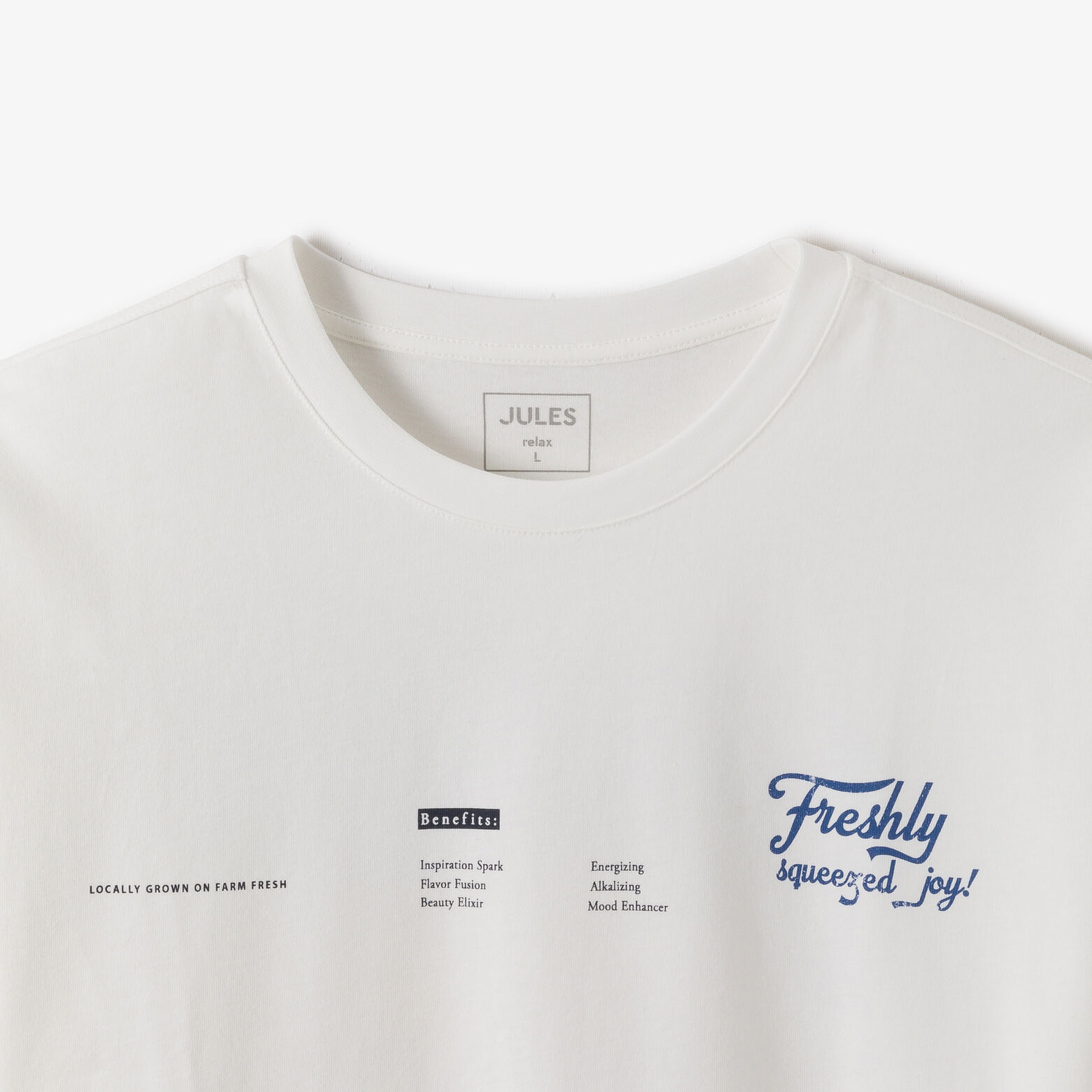 Tee shirt imprimé devant et dos citron