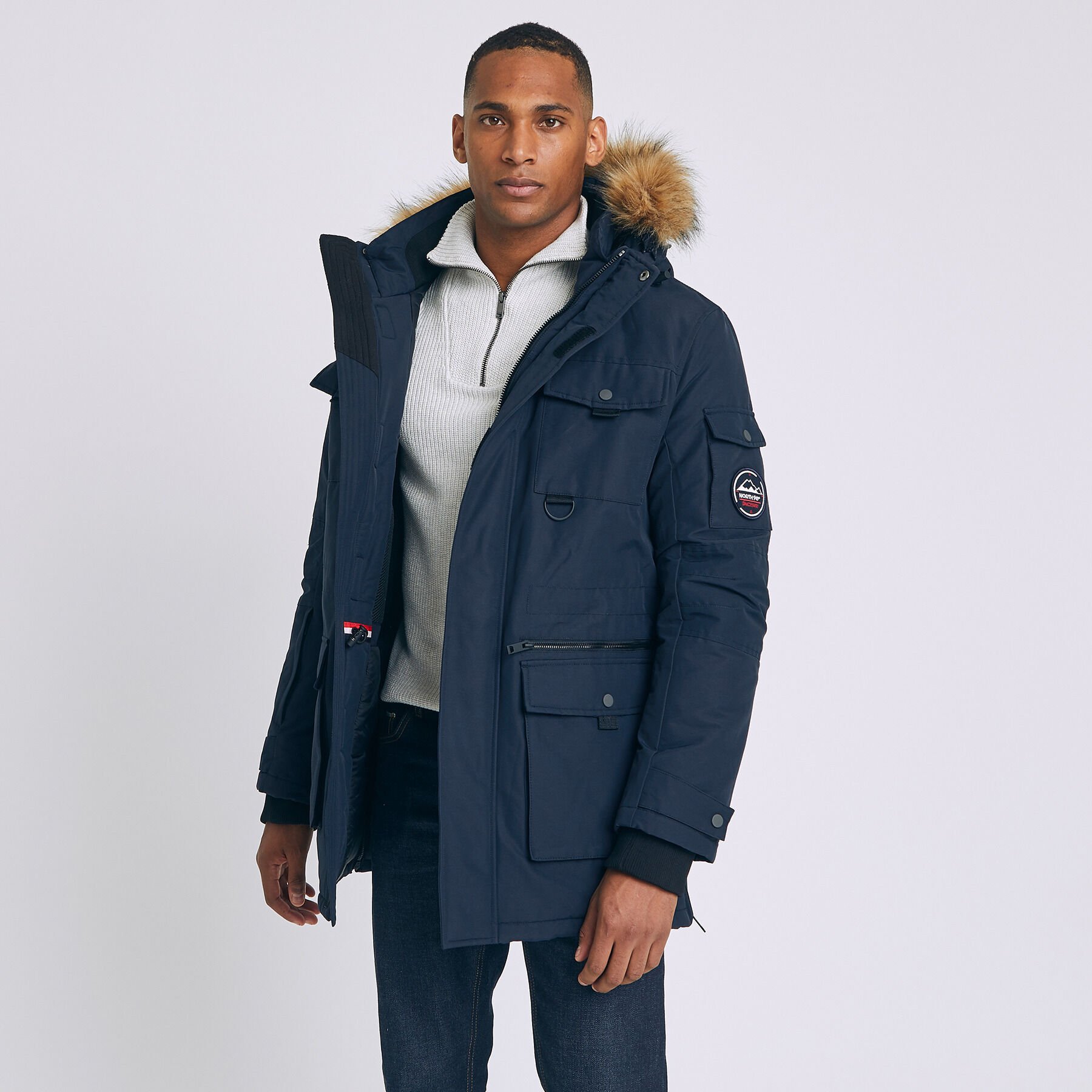 Buy Parka Homme Chez Jules | UP TO 56% OFF