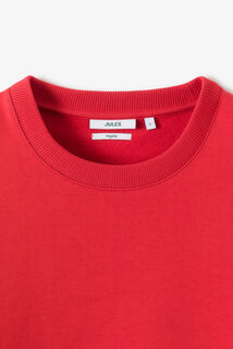 Effen sweater met ronde hals