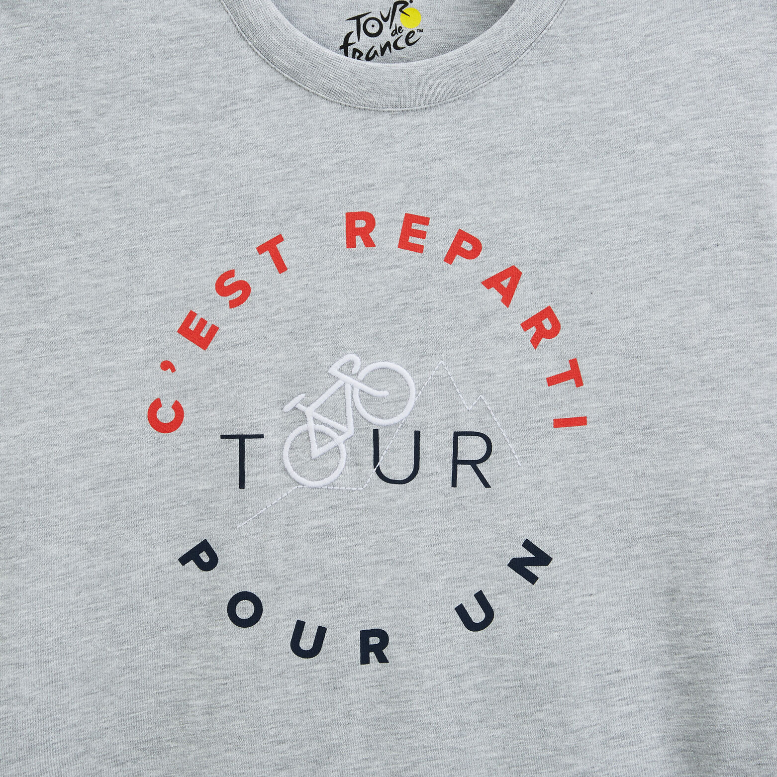 Tee shirt col rond licence Tour de France