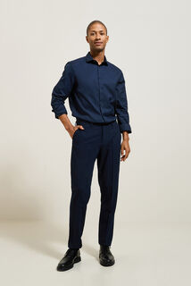 Chemise sans repassage slim en coton