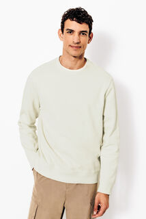 Sweat col rond texturé