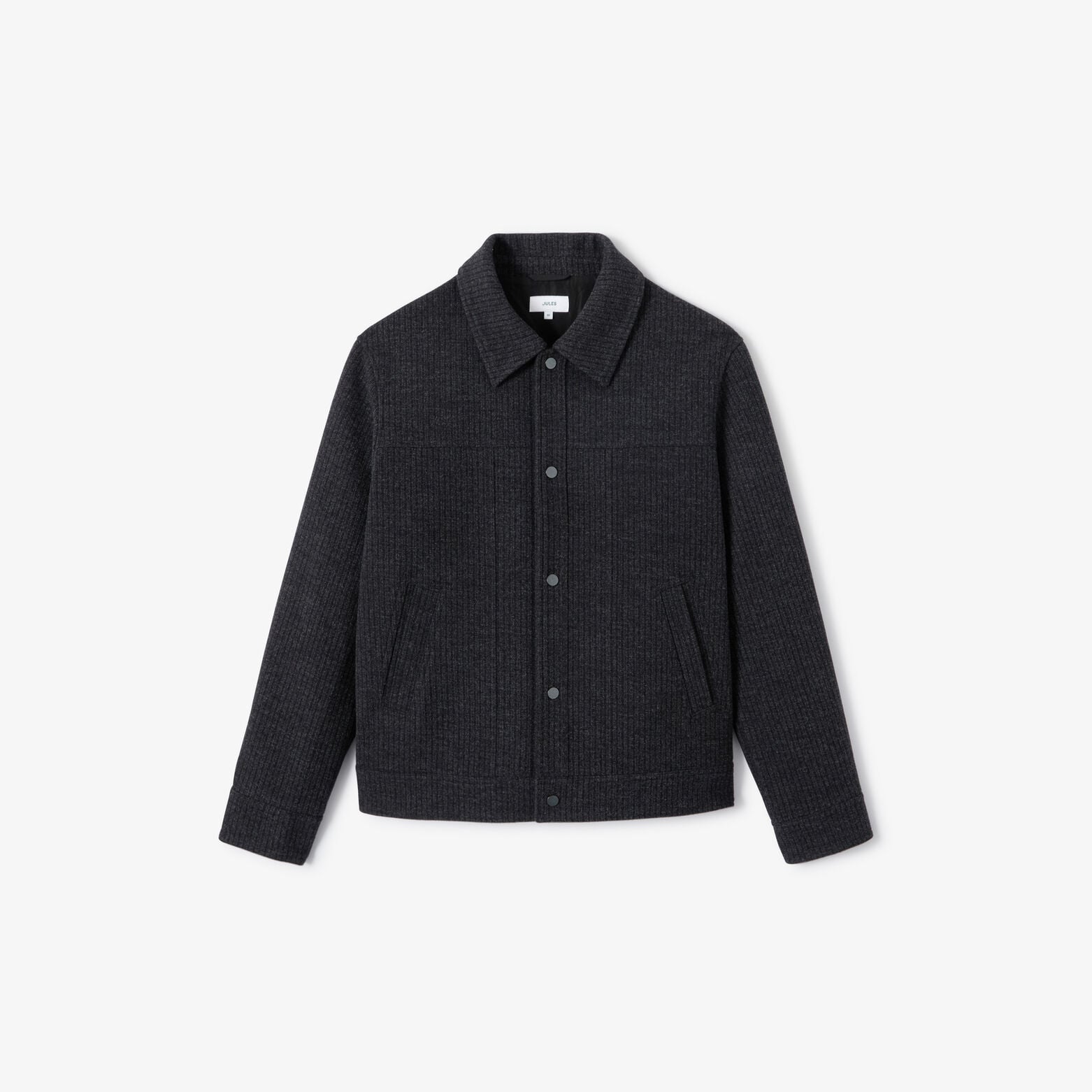 Veste pressionn&eacute;e en maille