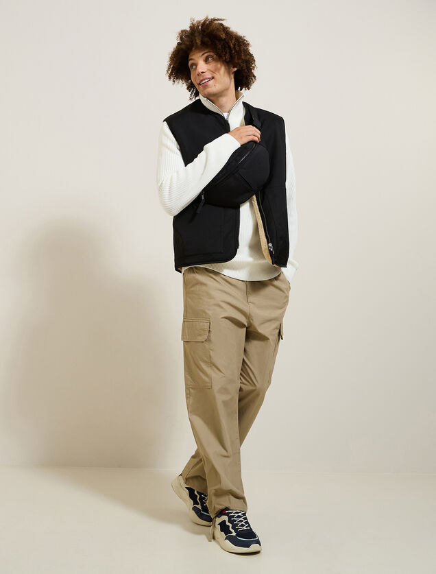 Veste sans manche réversible