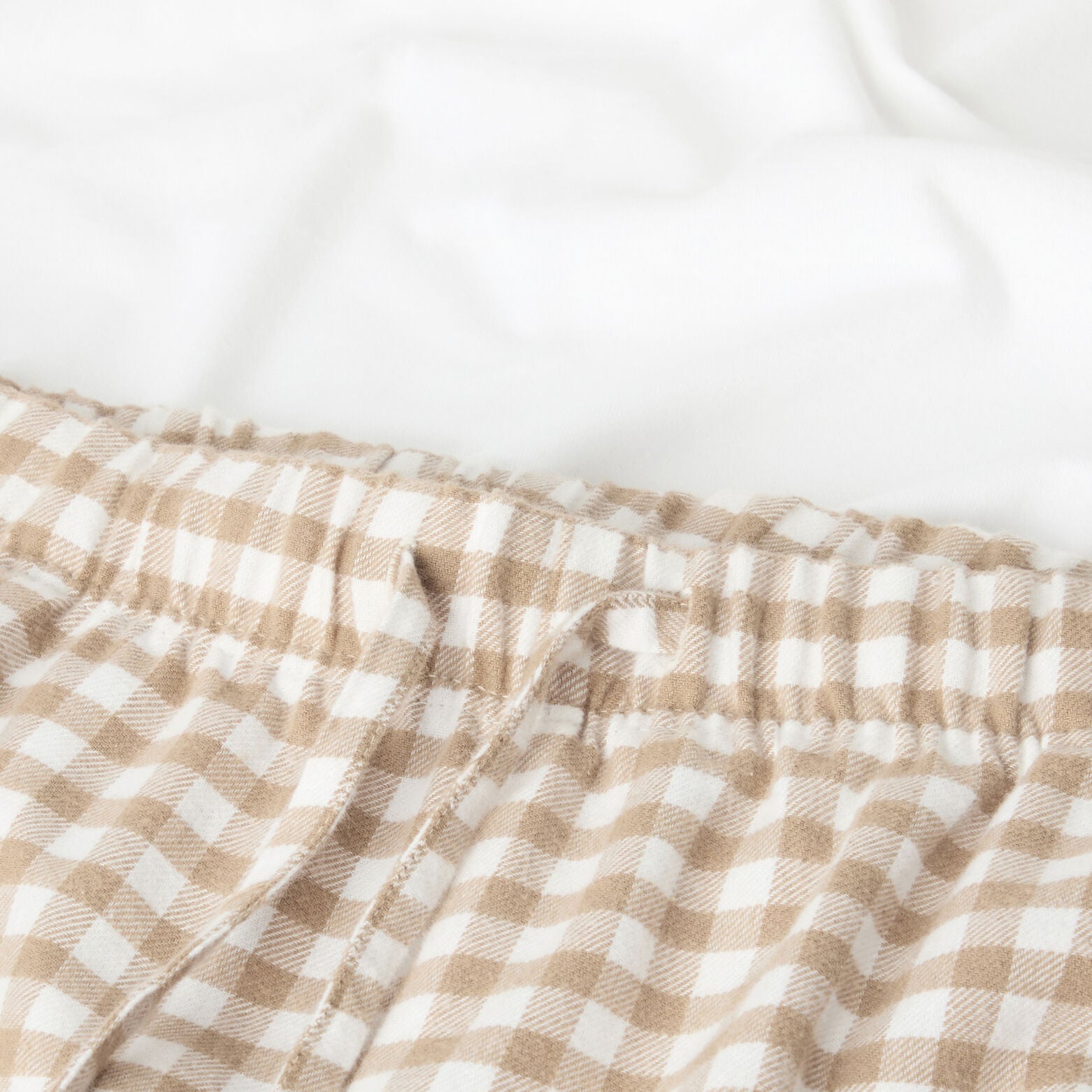 Ensemble pyjama flanelle &agrave; carreaux