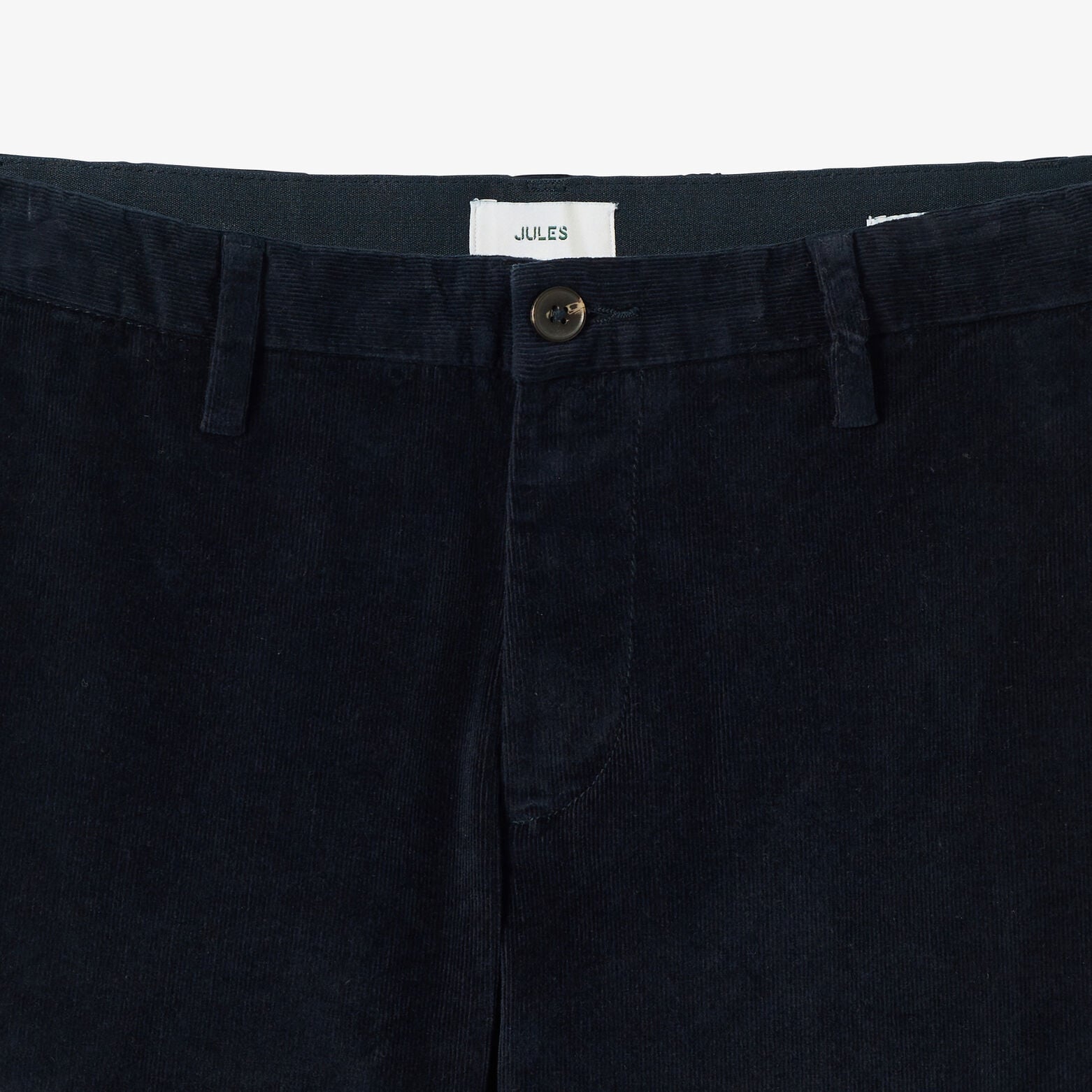 Fluwelen straight chinobroek