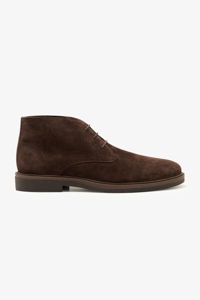 Bottines 100% cuir &agrave; lacets