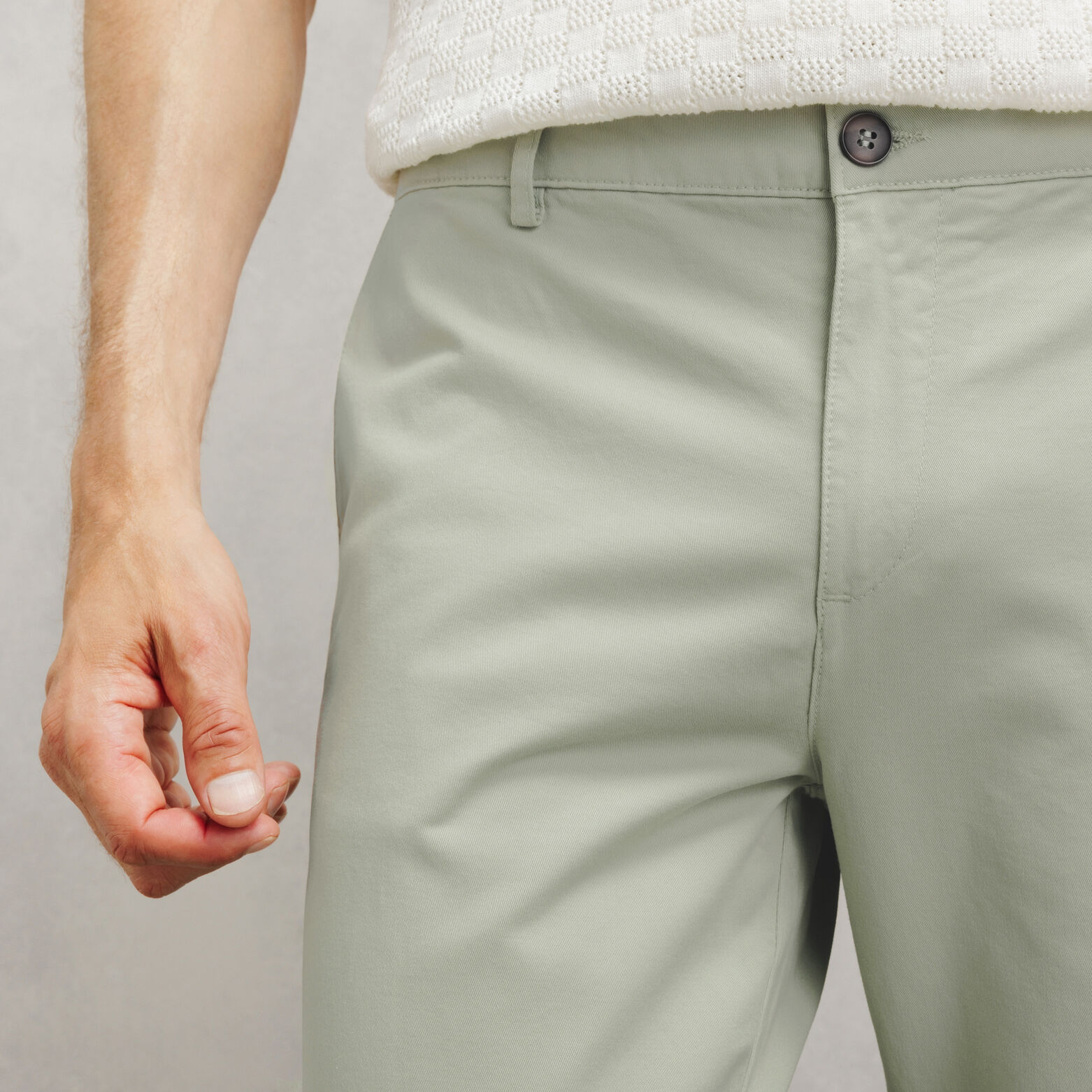 Slim chino broek