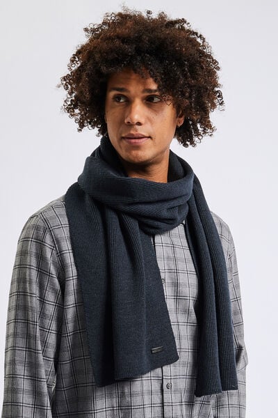 Effen sjaal in tricot