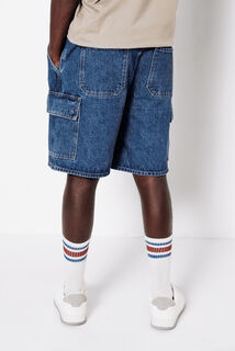 Bermuda baggy en jean