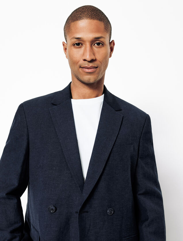 Veste de costume croisée