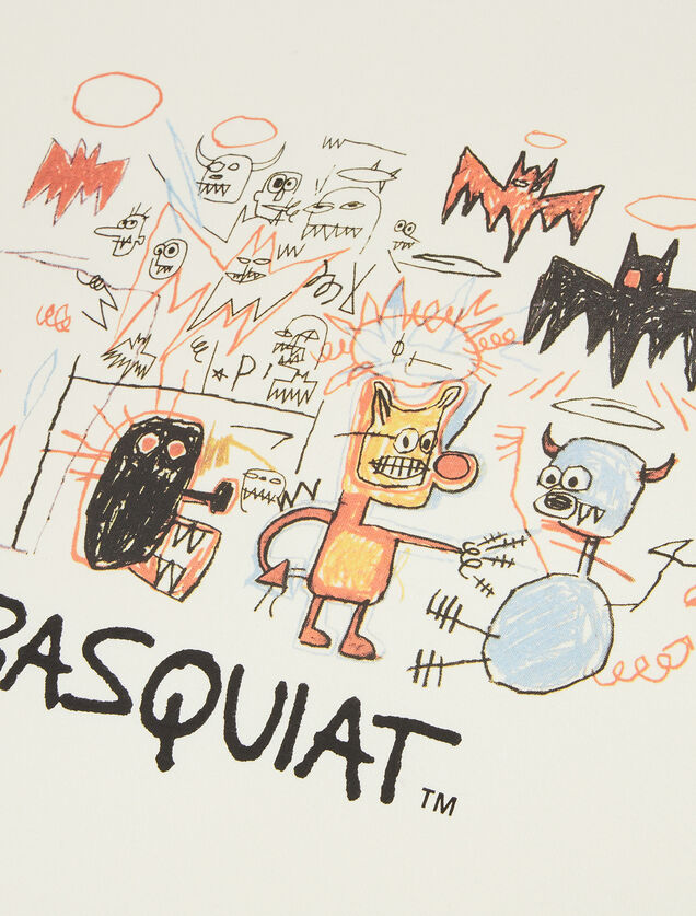 Tee shirt licence Basquiat