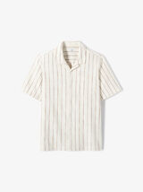 Chemisette en coton ray&eacute;e