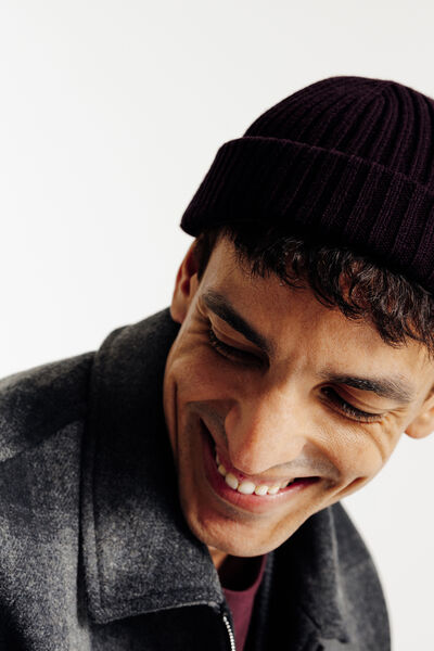 Bonnet court en coton