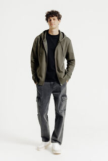 Sweat &agrave; capuche zipp&eacute;