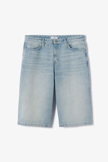 Lange denim bermuda