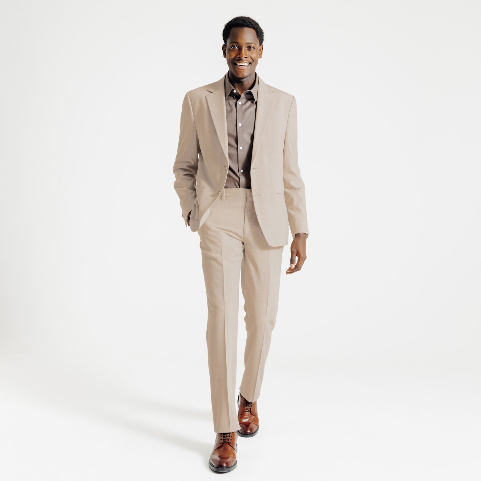 Tweekleurig comfort fit kostuumvest