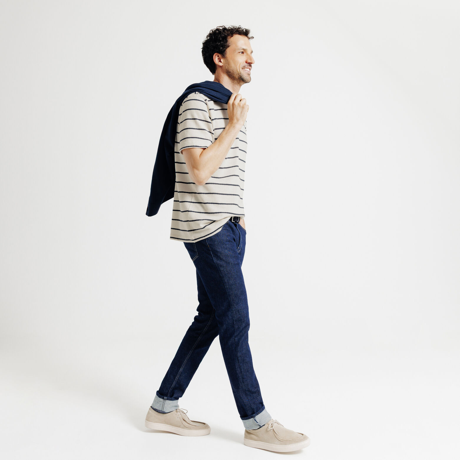 Tee shirt maille rayé